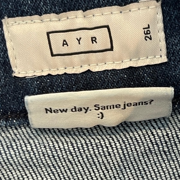 AYR High Waist Straight Leg Jean | Style The Super | Size 26L - Picture 12 of 14